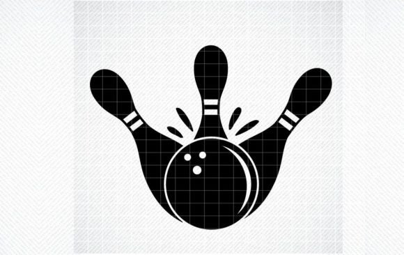 Bowling Ball Pins SVG: Graphics for Crafts