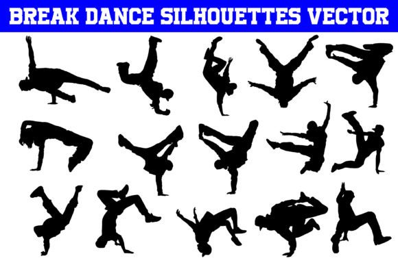 Break Dance Vector Graphics for Crafts & Design