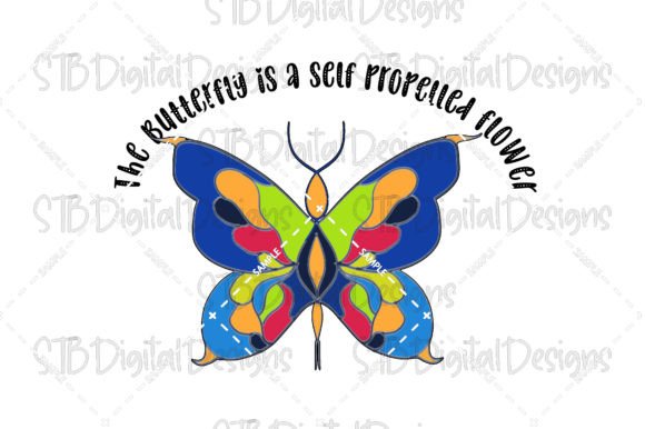 Butterfly Flower Svg Png: Graphics for Crafts & Brands