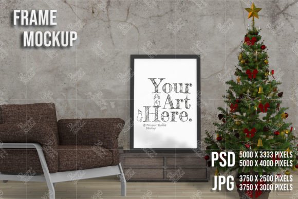 Cozy Christmas Wall Frame: Festive Graphics for Christmas Amp