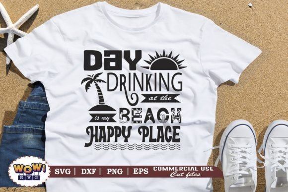 Day Drinking Beach SVG: Fun Graphics & Illustrations
