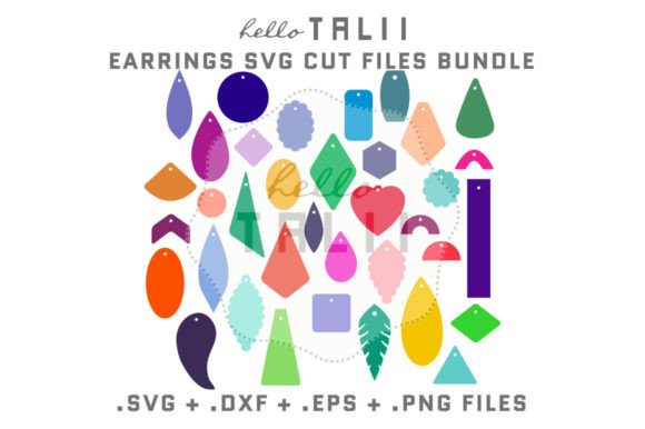 EARRINGS SVG BUNDLE: A Designer's Review for Embroidery