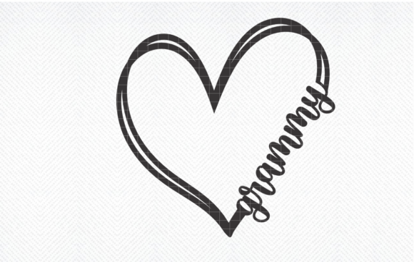 Grammy Heart SVG: Graphics for Crafts & Branding