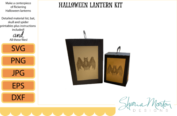 Halloween Lantern Kit: Graphics for Crafts
