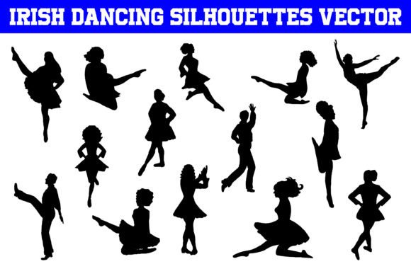 Irish Dancing Graphics for Crafts & Editorial Use