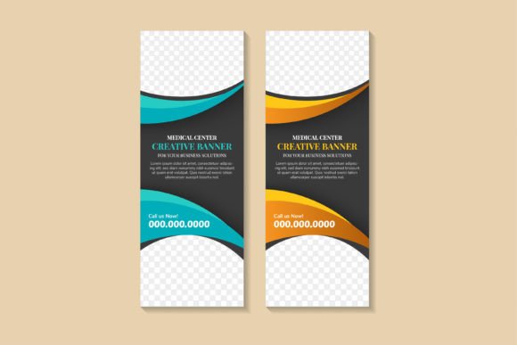Medical Center Vertical Banner: Graphics & Print Templates