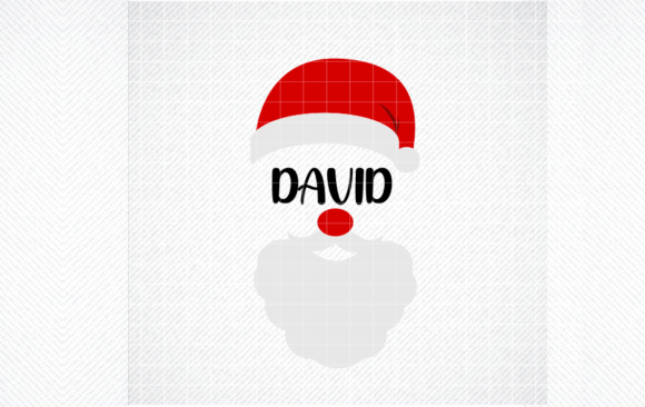 Santa SVG Split Frame for Crafts and Graphics
